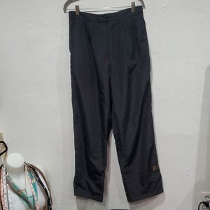 FootJoy Dryjoys Black Pants With Side Zippers And Adjustable Snaps Size M